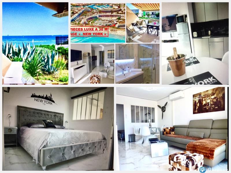 Photo n°1 de :HELIOPOLIS T2 LUXE - 30 m PLAGE -ViLLAGE NATURISTE 