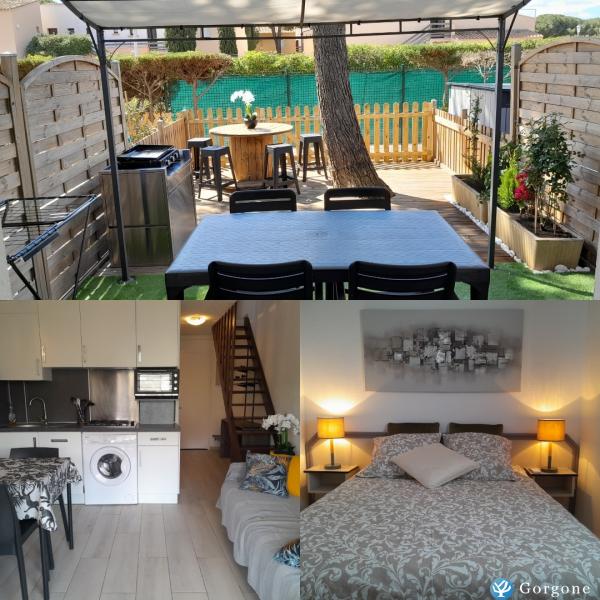 Photo n°1 de :location maison duplex avec jardin  200 m du village naturiste
