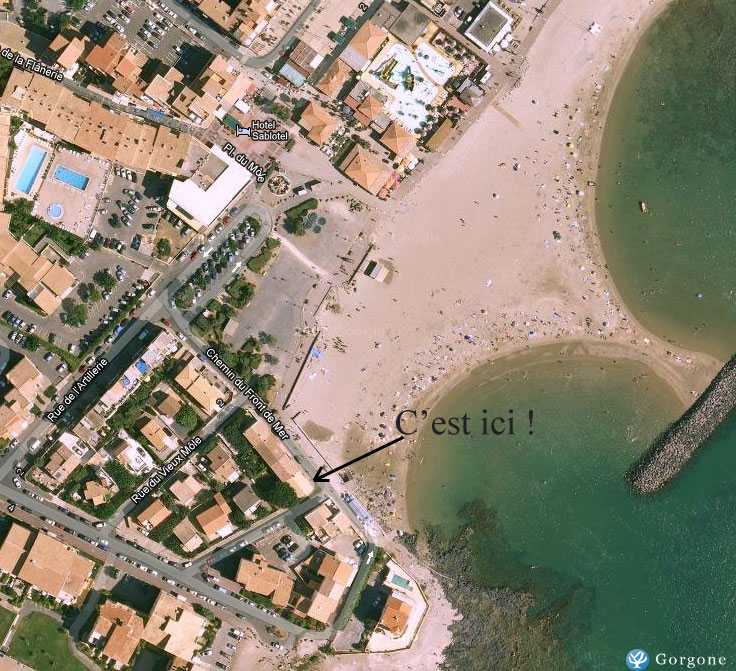  10 m de la mer location