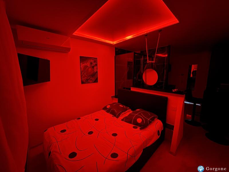 Chambre LED rouge